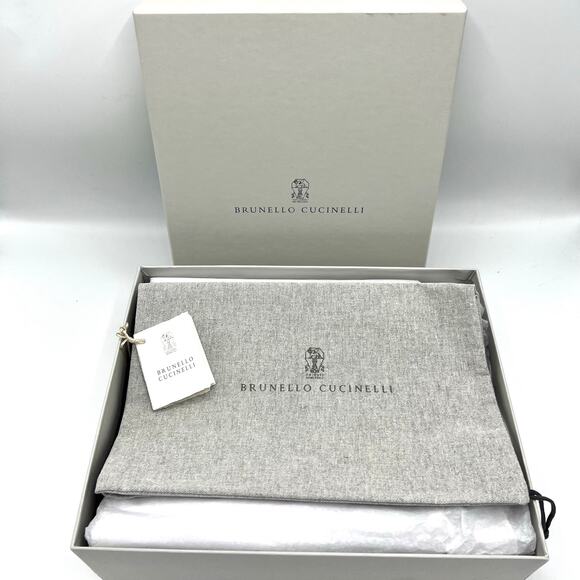 NEW Brunello Cucinelli Metallic Knit and Leather Sneakers Size 35.5 (US 5.5) - Picture 10 of 12